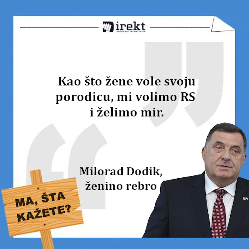 Ma, šta kažete?